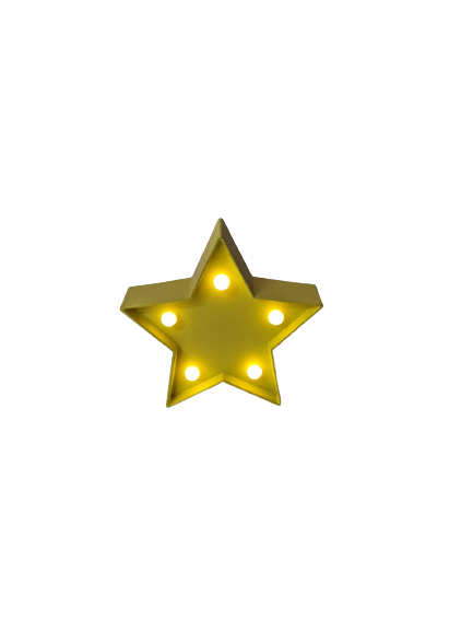 Luminária - Estrela Amarela 